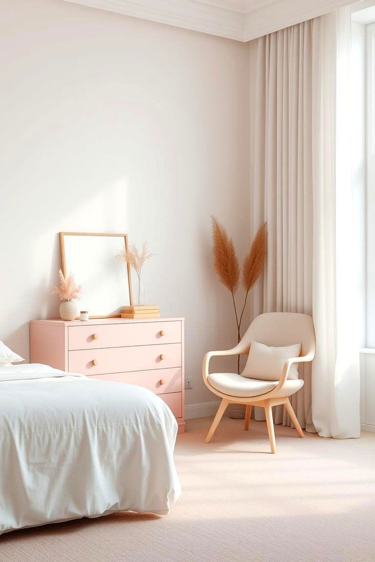 Pastel Pink Furniture Pieces - 24 Blush Pink Bedroom Ideas