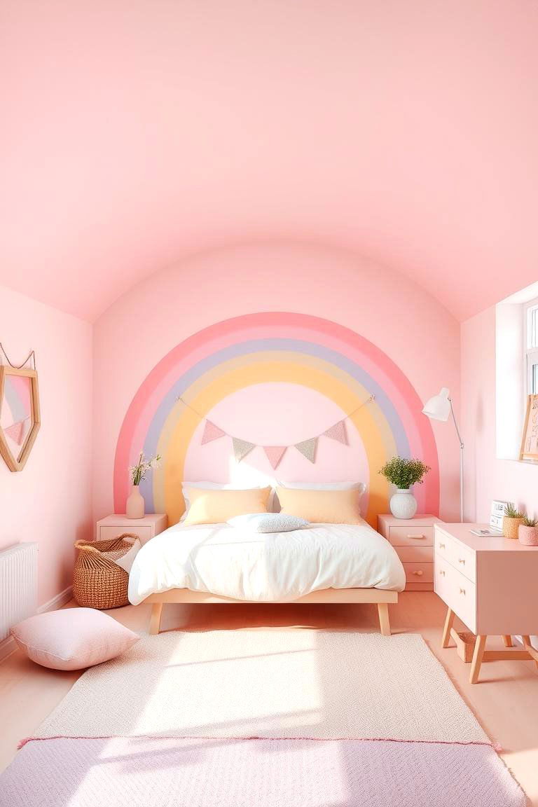 Pastel Rainbow Delight - 24 Pastel Bedroom Ideas