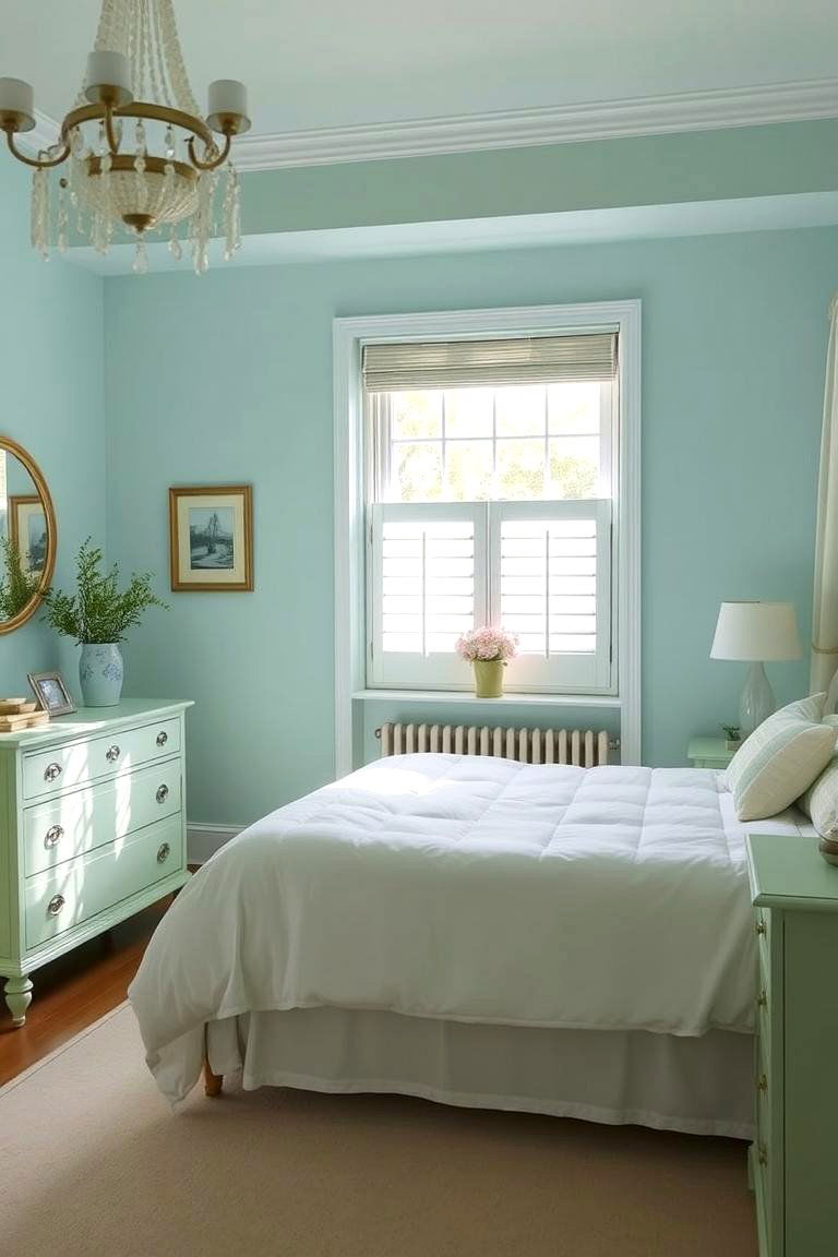 Pastel Serenity Baby Blue and Mint Green - 24 Blue and Green Color Combos for Decorating