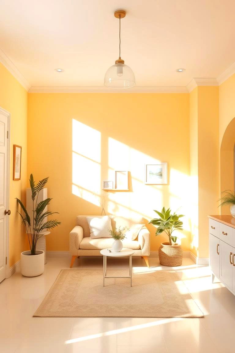 Pastel Yellow - 24 Calming Paint Colors