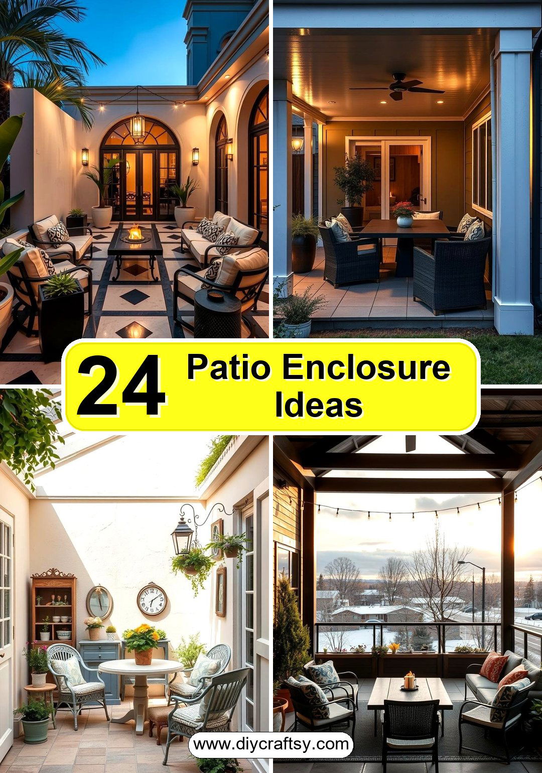 Patio Enclosure Ideas
