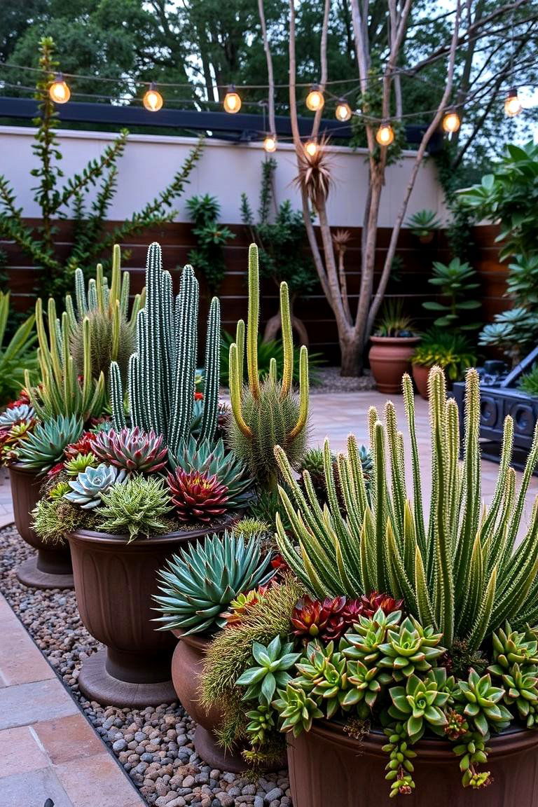 Patio Succulent Retreat - 24 Succulent Garden Ideas