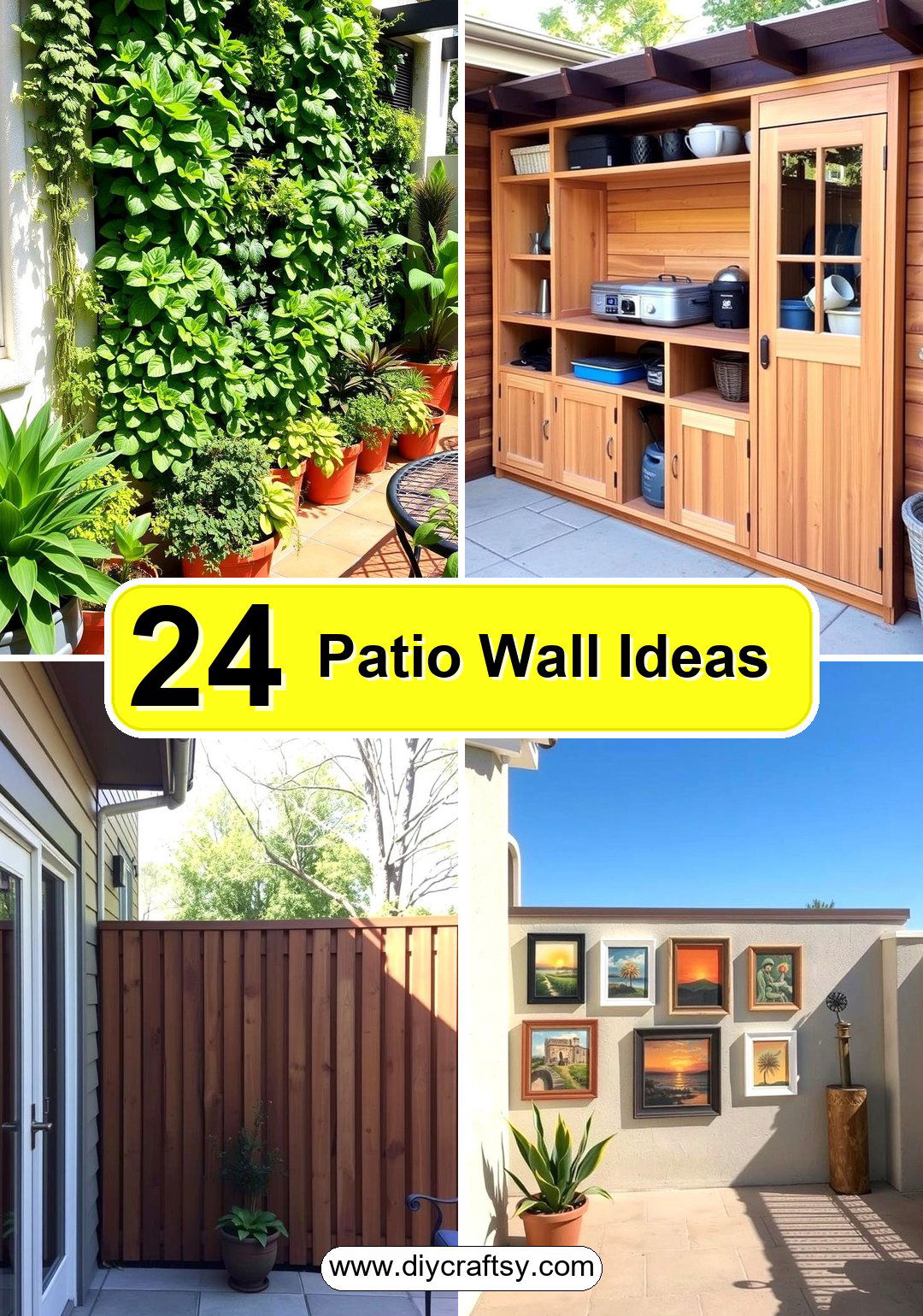 Patio Wall Ideas