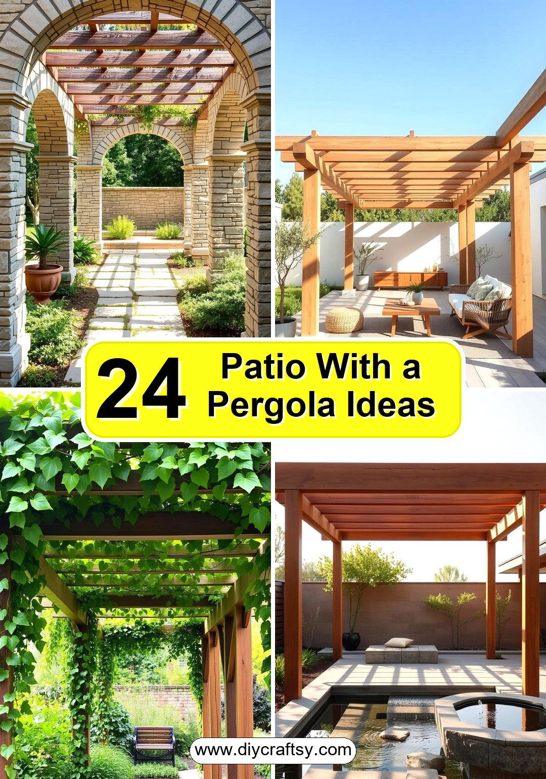 Patio With a Pergola Ideas