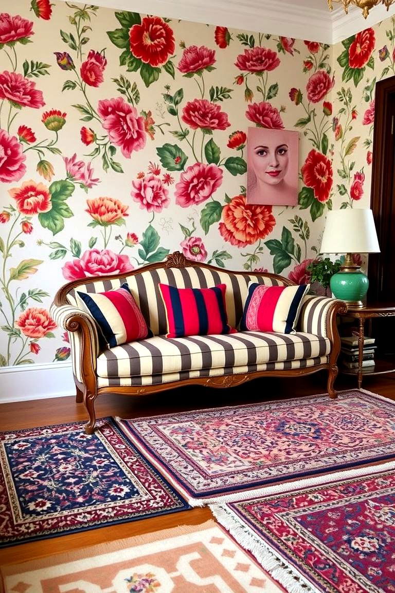 Pattern Mixing - 24 Eclectic Interior Design Ideas