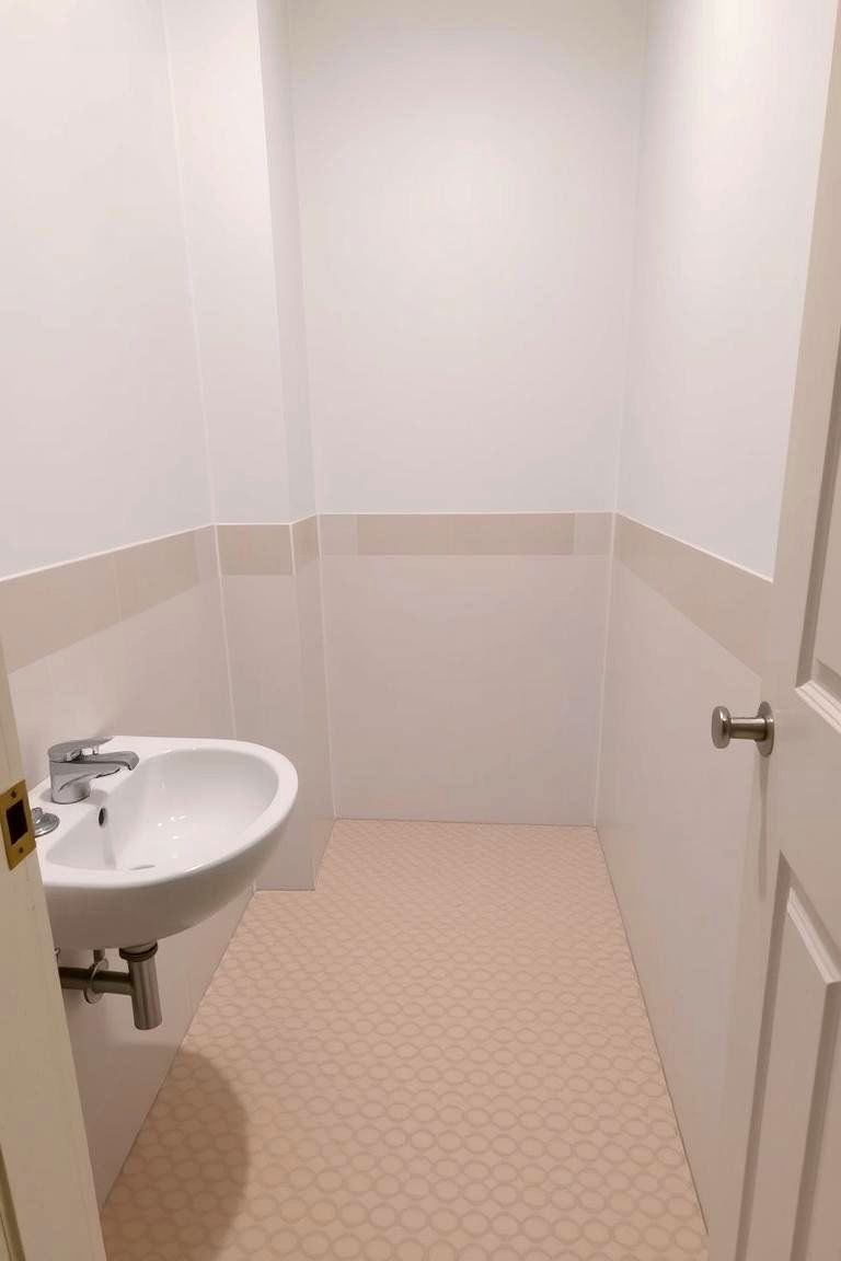 Pattern Play with Subtle Neutrals - 24 Neutral Bathroom Ideas