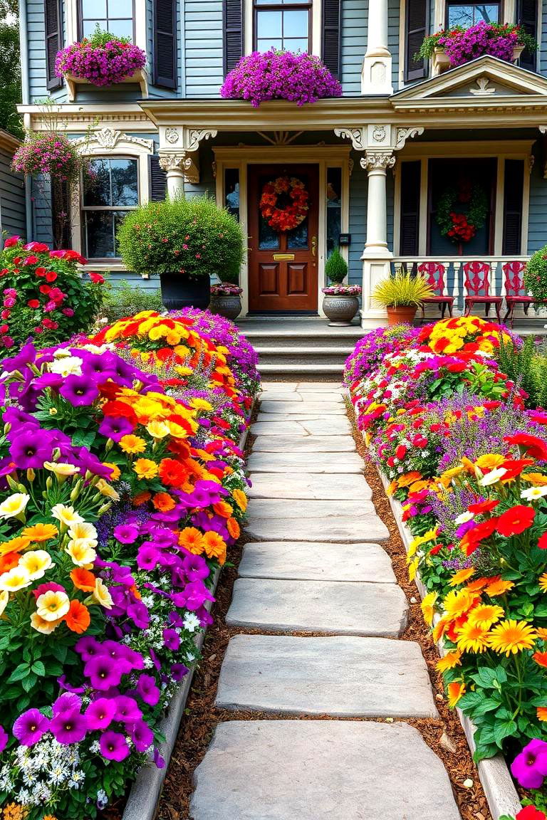 Patterned Brickwork - 24 Victorian Front Garden Ideas