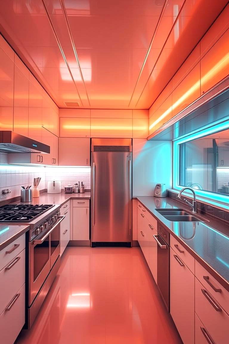 Patterned Floor Tiles - 24 1980s Kitchen Ideas