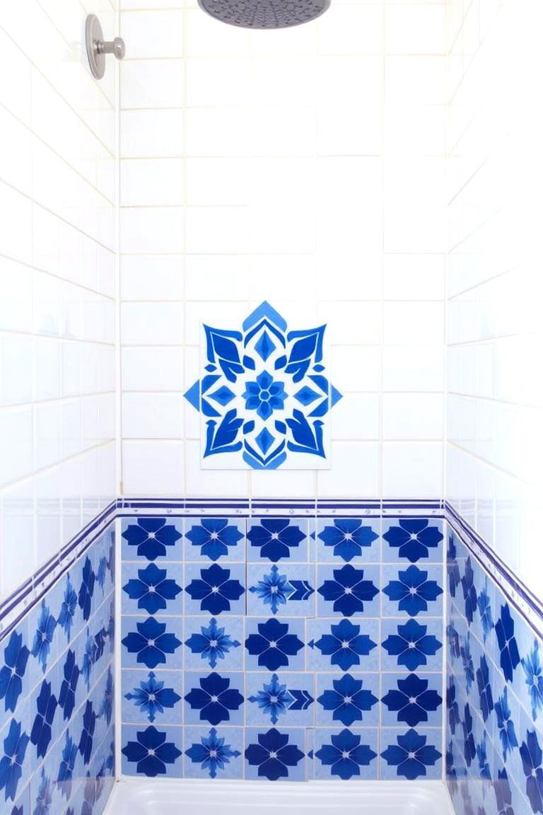 Patterned Tiles - 24 Shower Surround Ideas