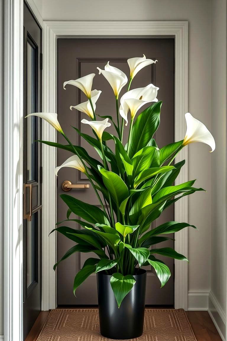 Peace Lily Elegance - 24 Front Door Plants