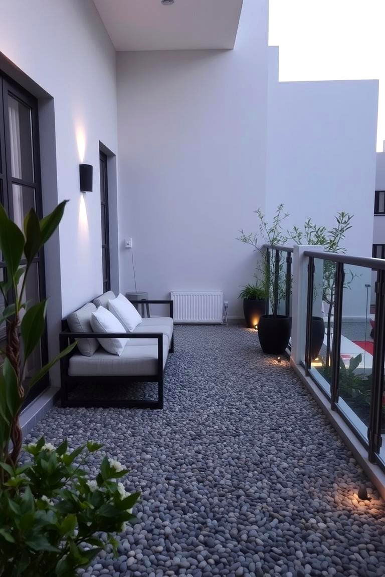 Pebble Tiles - 24 Balcony Tiles Ideas