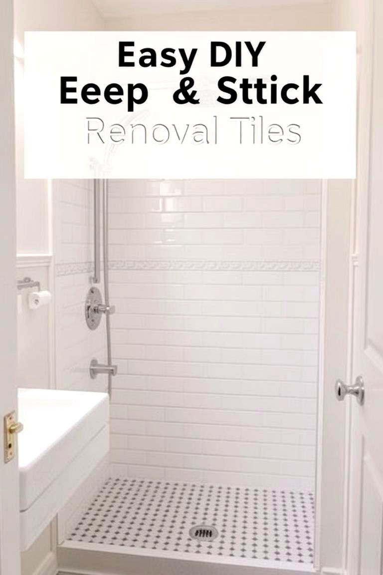 Peel and Stick Tiles for Easy Installation - 24 Bathroom Backsplash Ideas