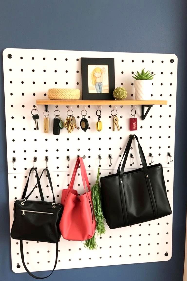 Pegboard Organizer - 24 Exterior Color Palettes for Small Homes