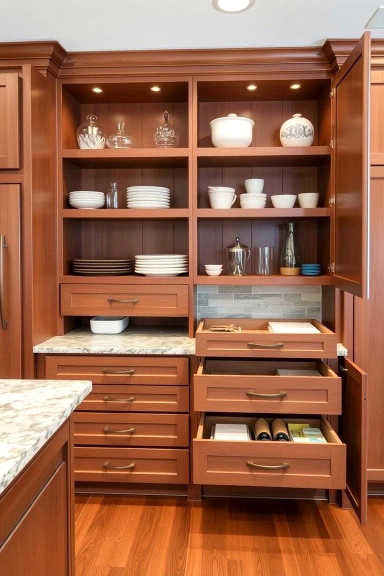 Peninsula with Additional Cabinetry - 24 Kitchen Peninsula Ideas