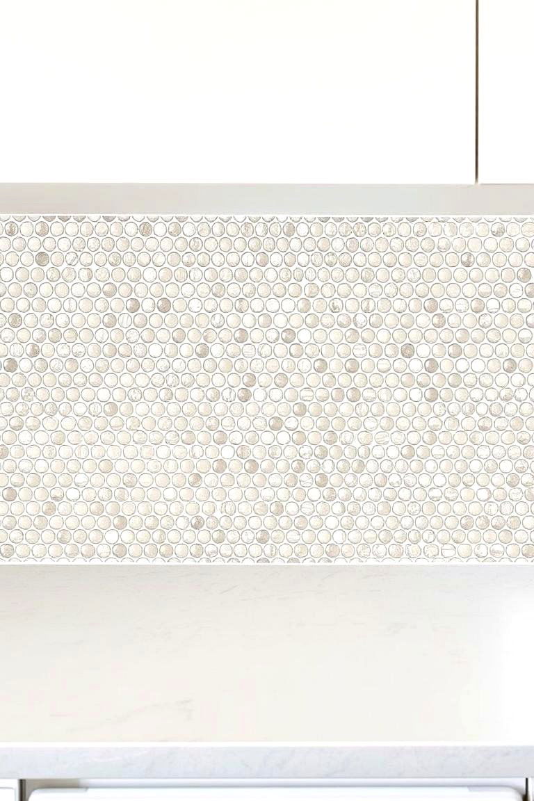 Penny Tile Backsplash - 24 Modern Kitchen Backsplash Ideas