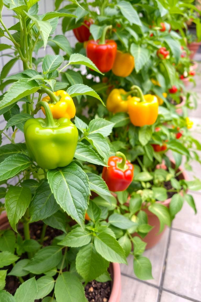 Peppers Spicy or Sweet Addition - 24 Patio Plants