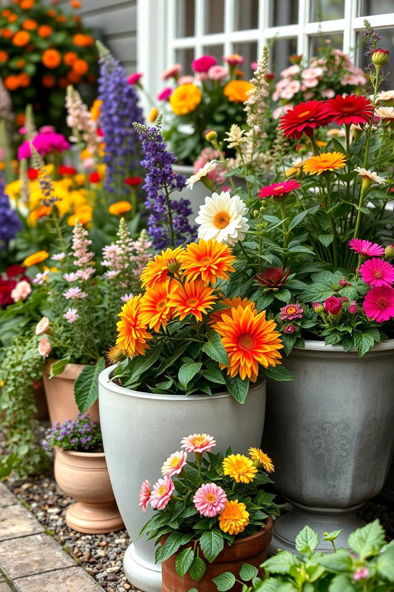 Perennial Flower Haven - 24 Balcony Garden Ideas