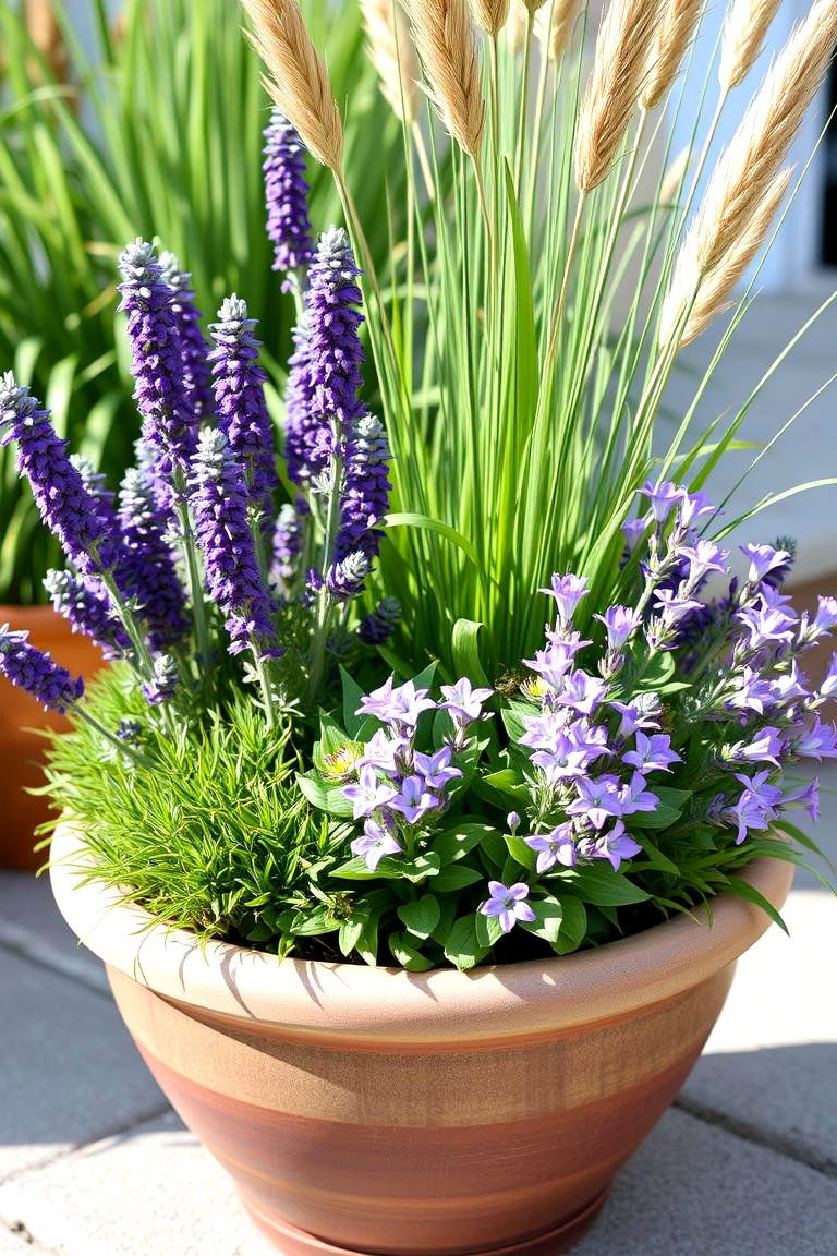 Perennial Palette Container Garden - 24 Container Garden Ideas