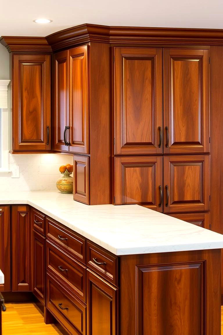 Perfect for Customization - 24 Natural Cherry Kitchen Cabinets