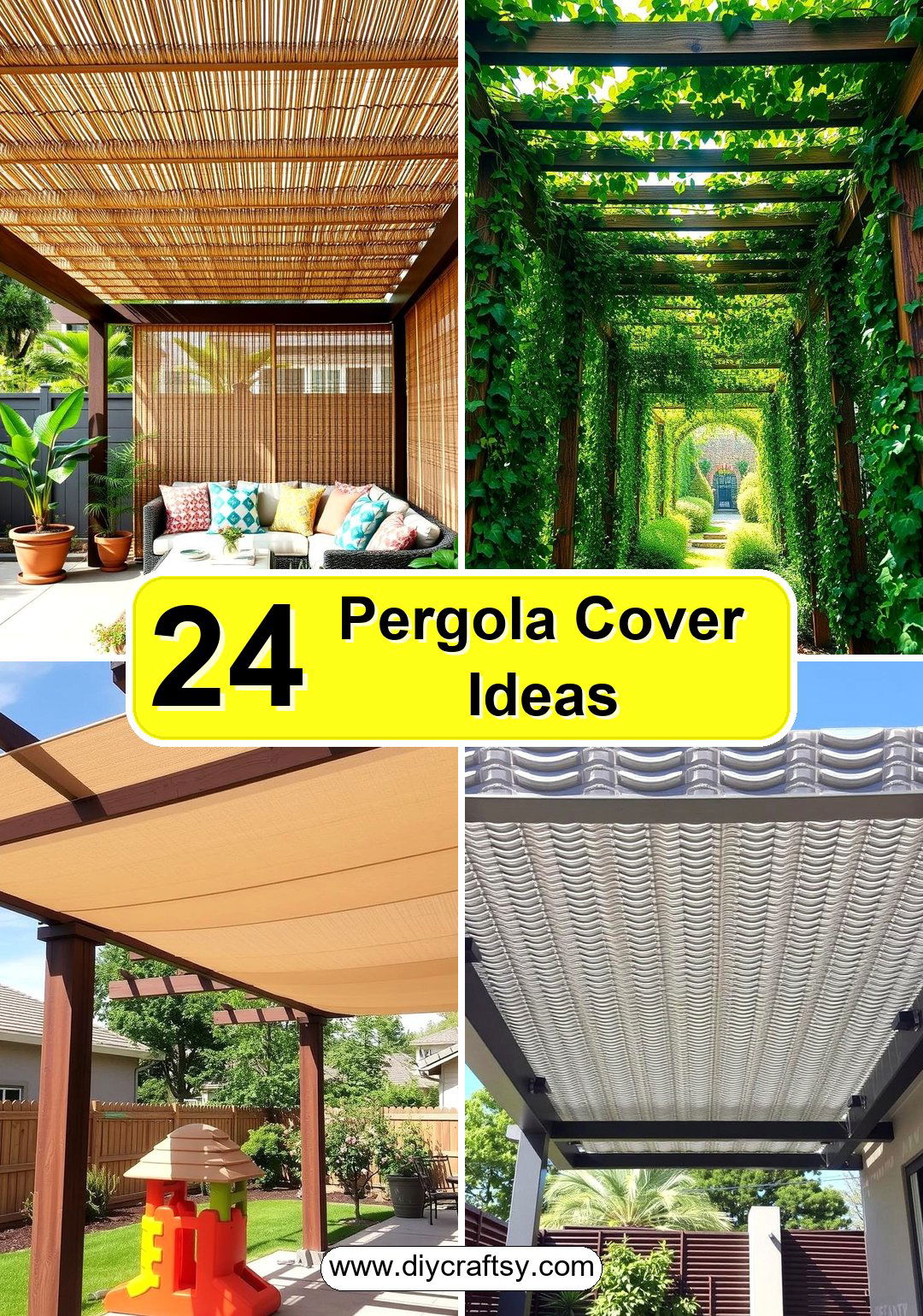 Pergola Cover Ideas