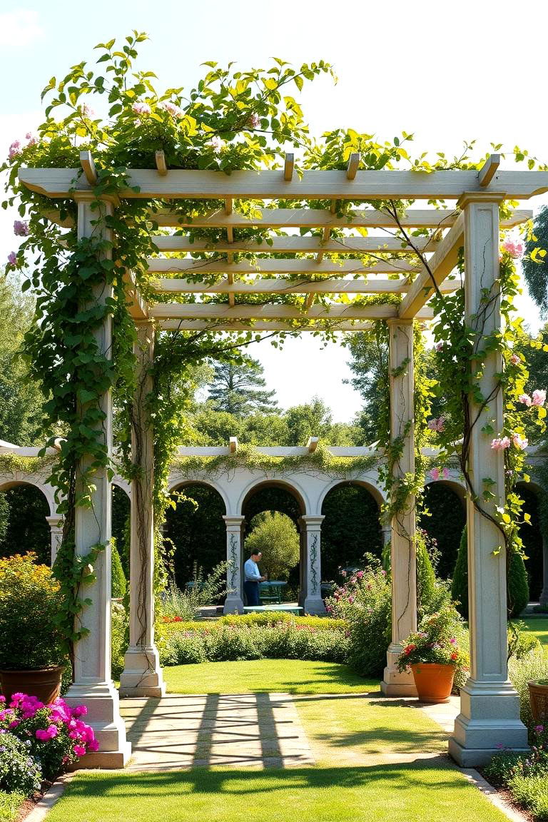 Pergola Style Trellis - 24 Trellis Ideas
