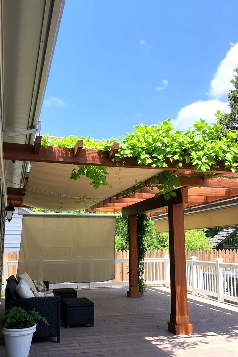 Pergola and Shade - 24 Under Deck Landscaping Ideas