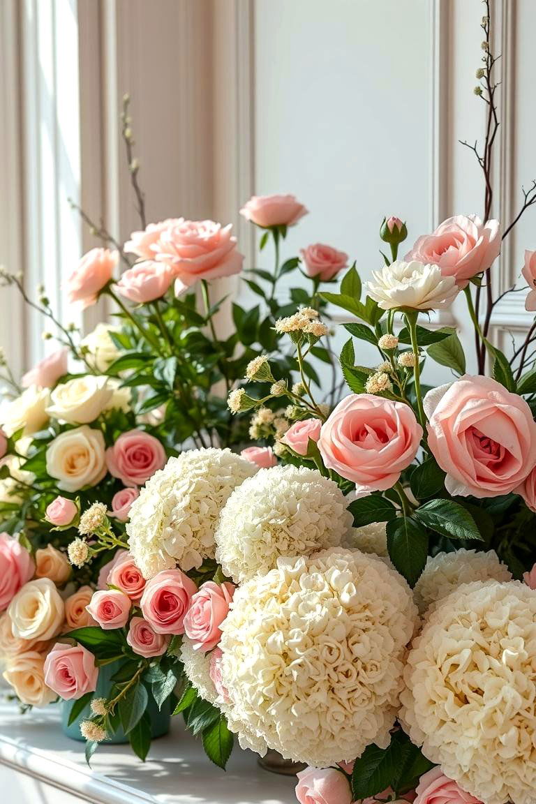 Period Inspired Floral Arrangements - 24 Bridgerton Wedding Ideas