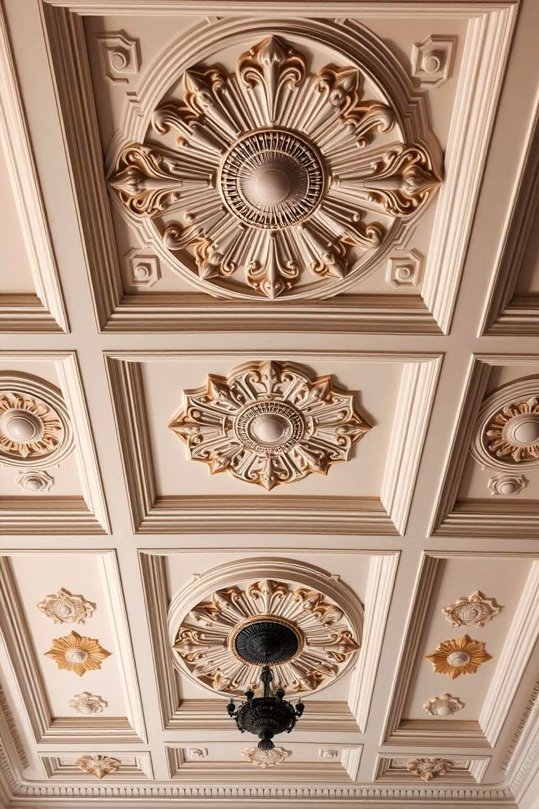 Period Style Ceiling Medallions - 24 Victorian Porch Ideas