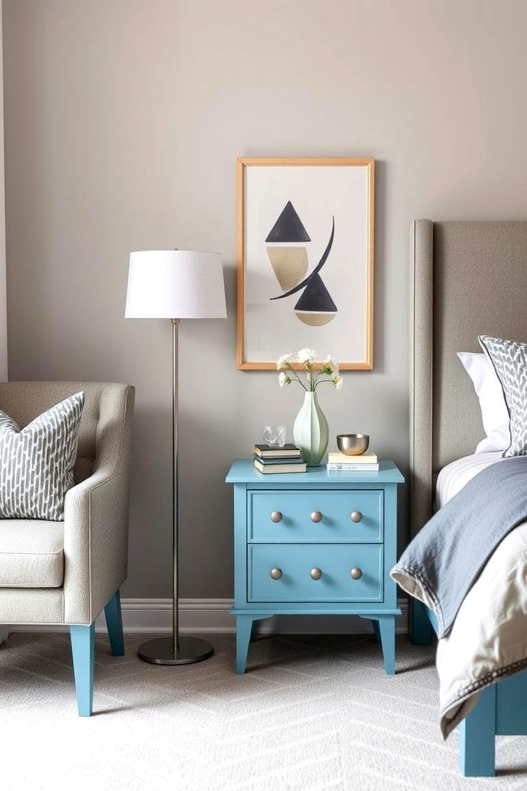 Periwinkle Accent Furniture - 24 Periwinkle Bedroom Ideas