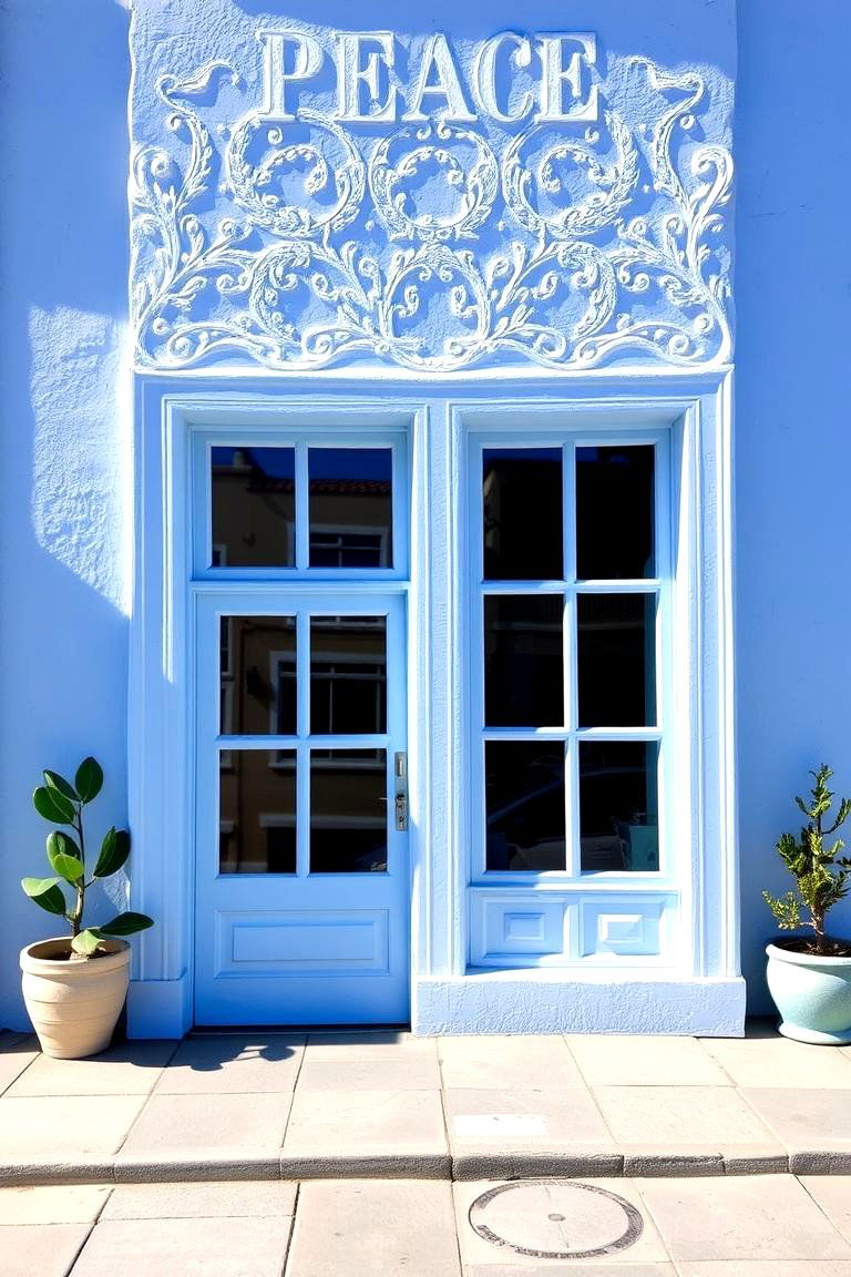 Periwinkle Peace - 24 blue victorian house colors