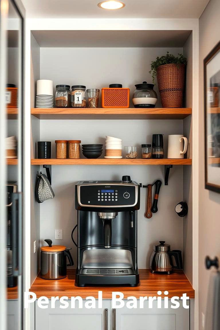 Personal Barista Alcove - 24 Alcove Ideas