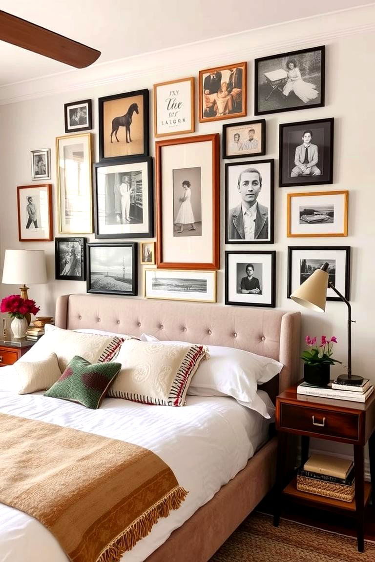 Personal Gallery Touch - 24 Primary Bedroom Ideas