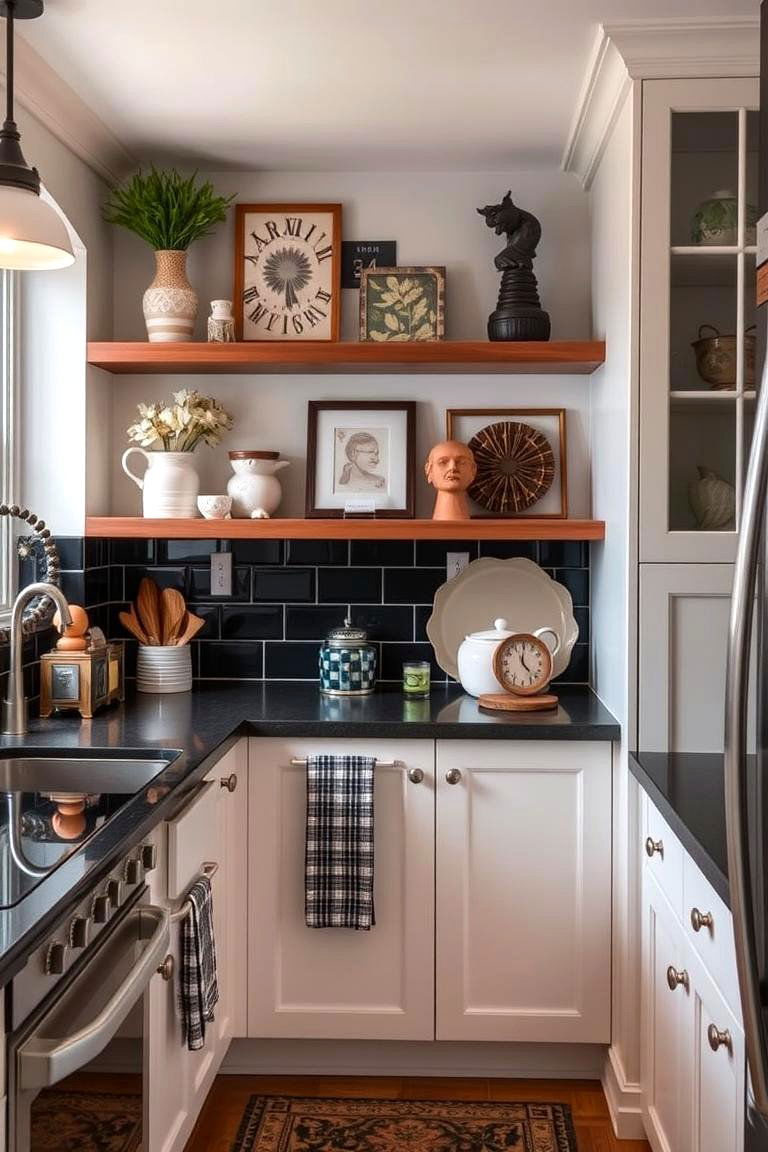Personal Style Expressed in Kitchen With Black Backsplash - 24 Kitchen With Black Backsplash