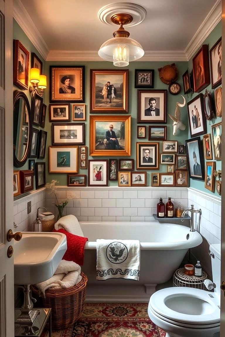 Personal Touches Everywhere - 24 Maximalist Bathroom Design Ideas
