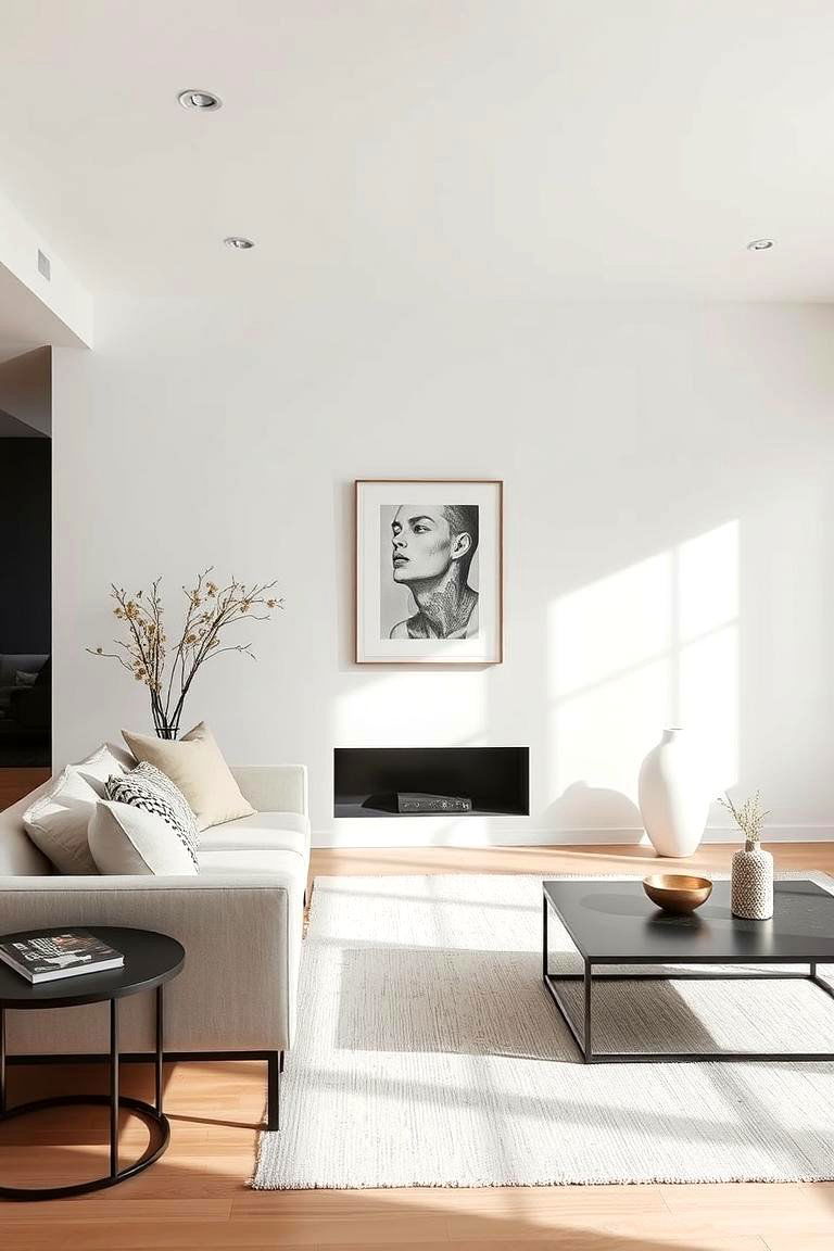 Personal Touches for Individuality - 24 Minimalist Living Room Ideas