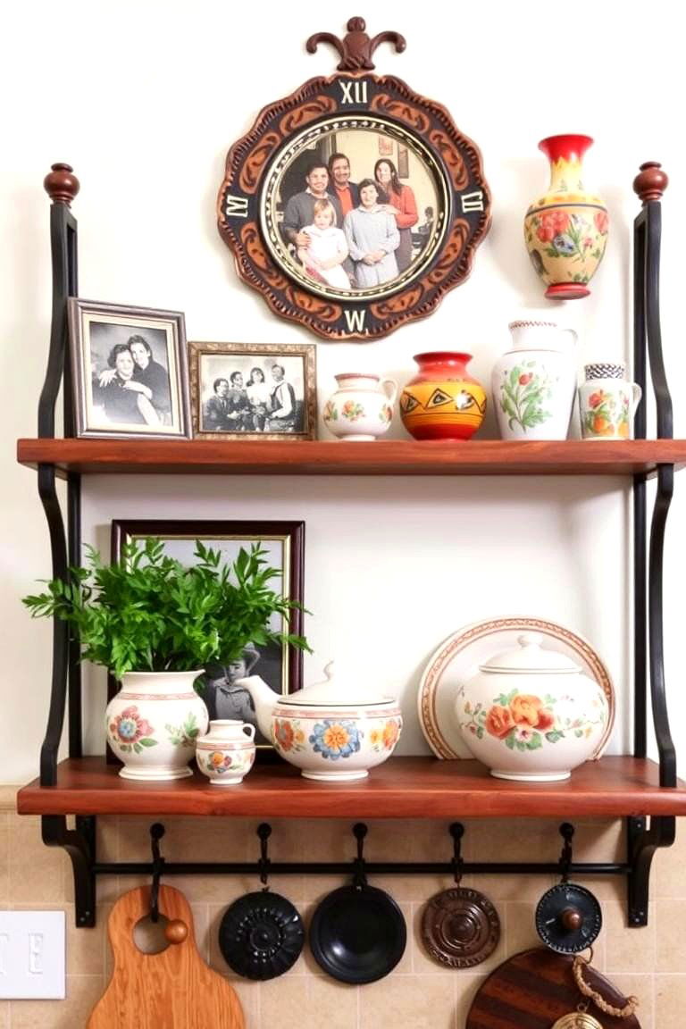 Personalize with Family Heirlooms - 24 Mexican Kitchen Ideas