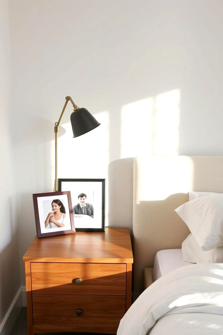 Personalize with Meaningful Items - 24 Minimalist Bedroom Ideas