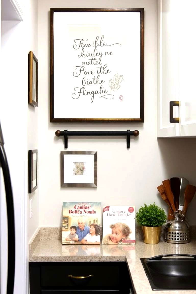 Personalize with Wall Art and Decor - 24 Small Galley Kitchen Ideas on a Budget