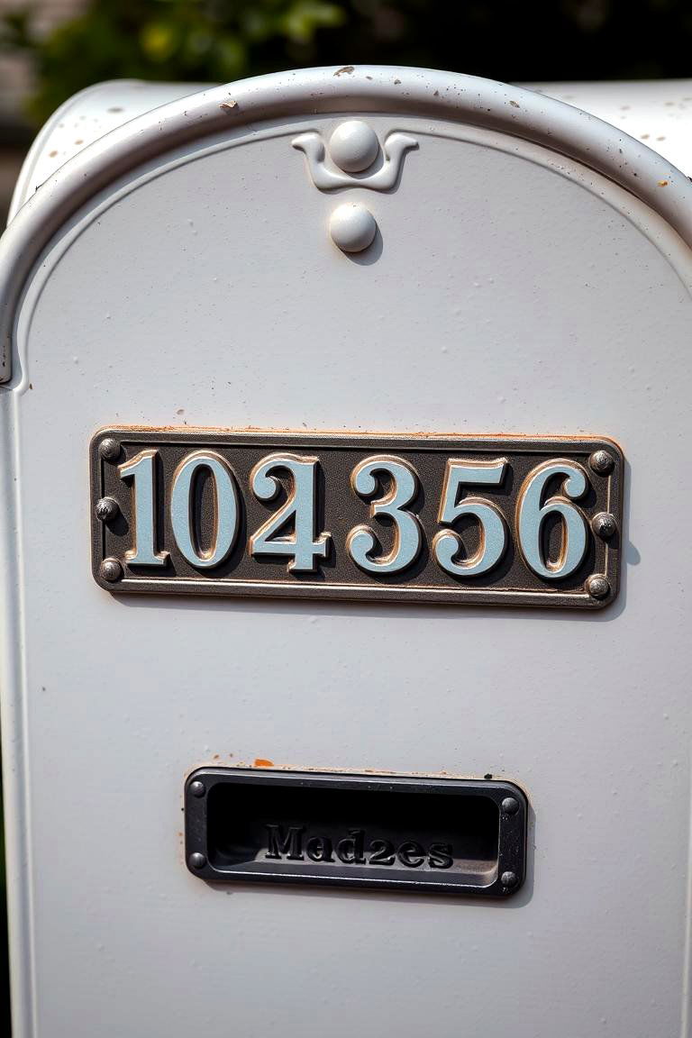Personalized Address - 24 Mailbox Decor Ideas