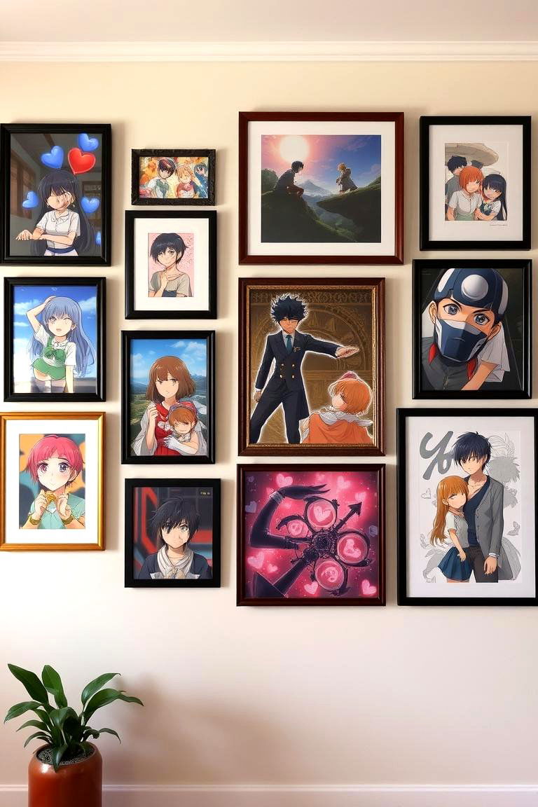 Personalized Anime Themed Photo Gallery - 24 Anime Room Ideas