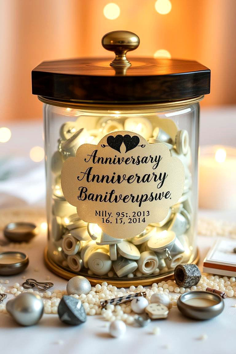 Personalized Anniversary Time Capsule - 24 Wedding Anniversary Gift Ideas