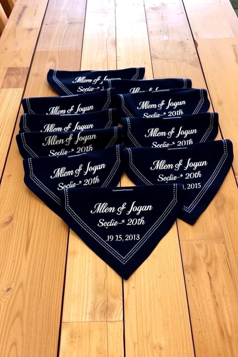 Personalized Bandanas - 24 Western Wedding Ideas