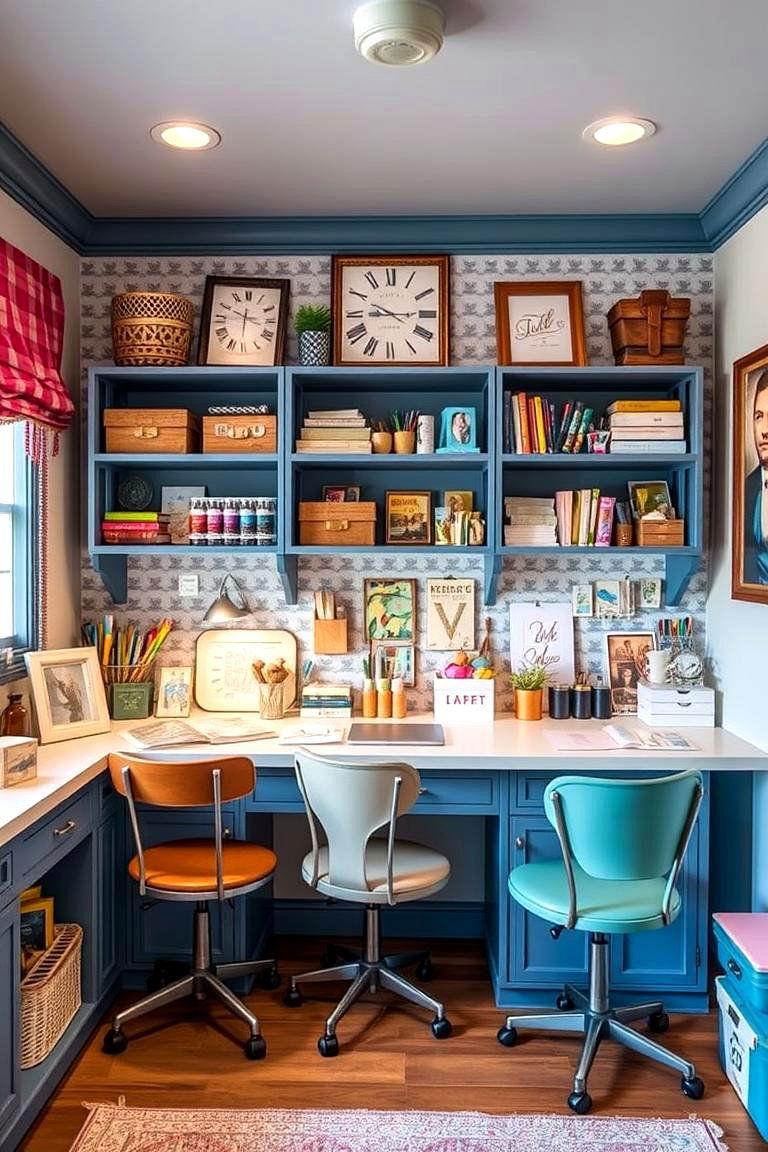 Personalized Craft Retreat - 24 Craft Room Ideas