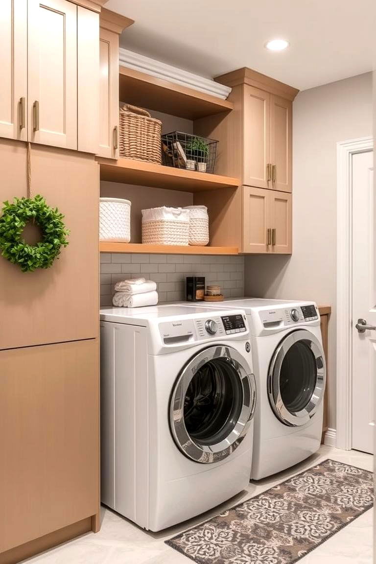 Personalized Custom Laundry Room - 24 Garage Laundry Room Ideas