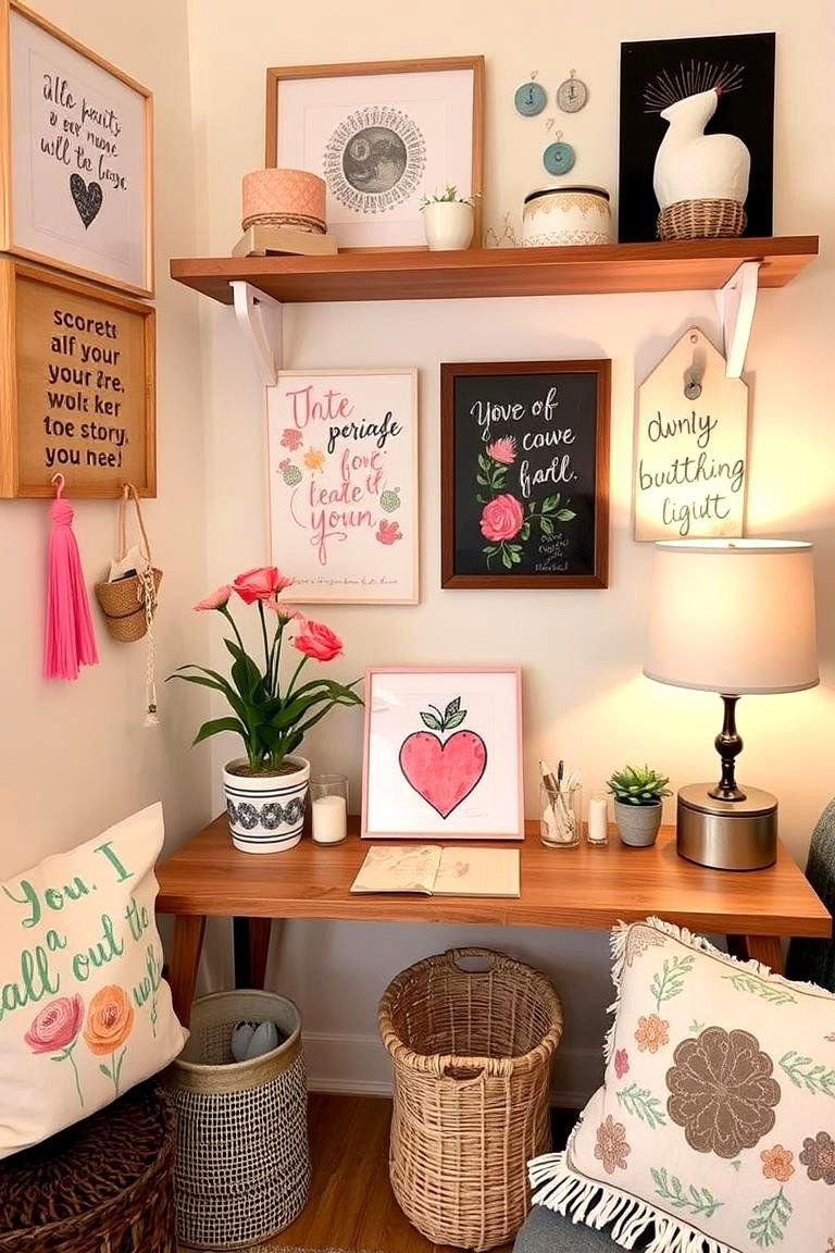 Personalized DIY Crafts - 24 Girls Boho Bedroom Ideas