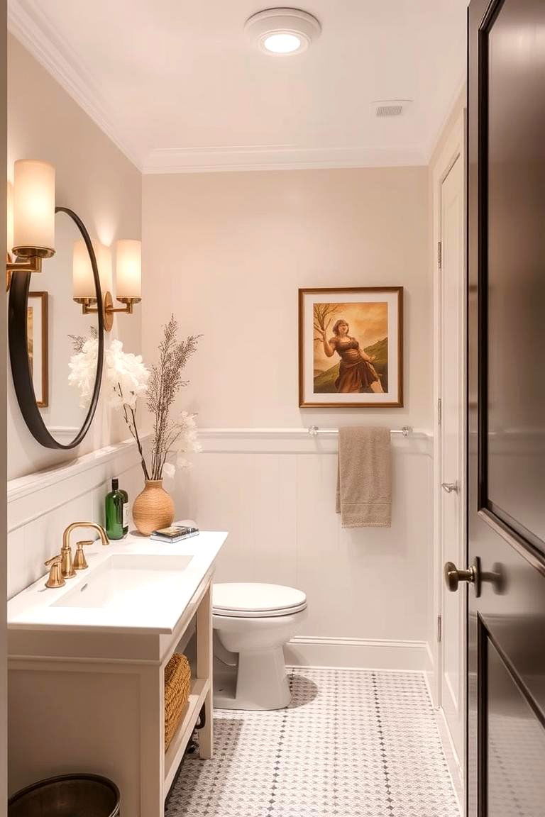 Personalized Decor Highlights - 24 Hall Bathroom Ideas
