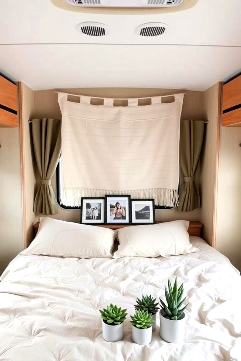 Personalized Decor with Lightweight Materials - 24 Rv Bedroom Ideas