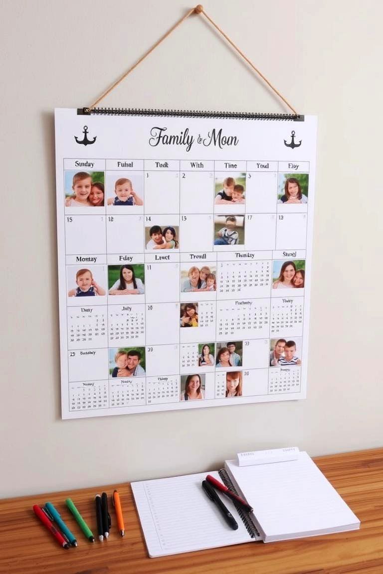 Personalized Family Calendar - 24 Family Gift Ideas