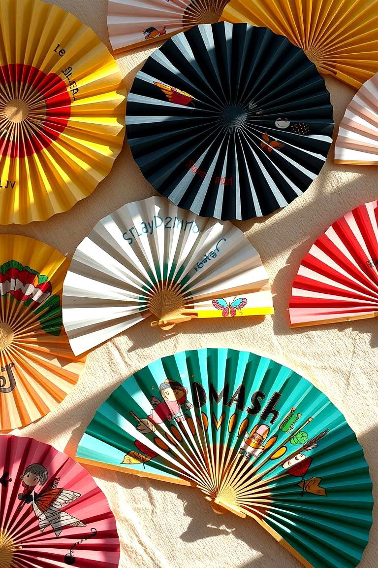 Personalized Fans - 24 Wedding Favors Ideas