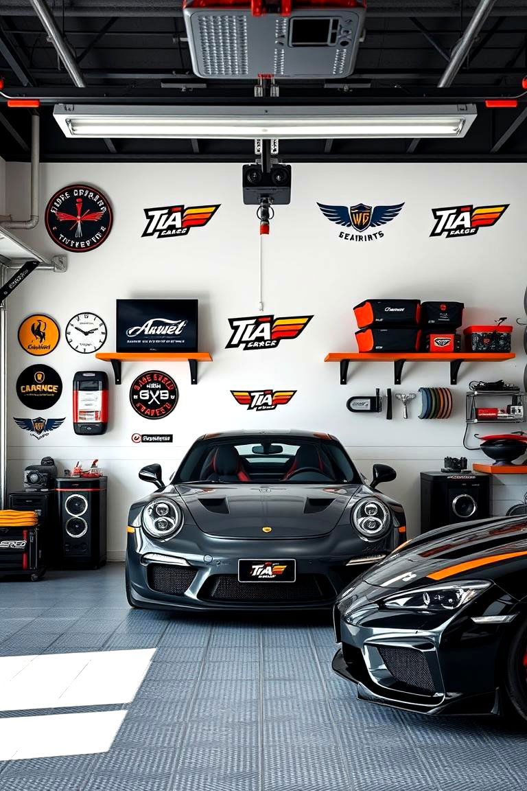 Personalized Garage Branding - 24 Garage Decor Ideas
